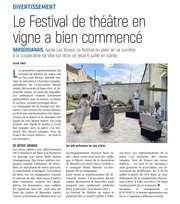 Le Festival de théâtre en vigne a bien commencé aux Riceys.