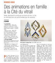 Des animations en famille à la Cité du vitrail