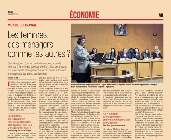 Aube: les femmes managers, des hommes comme les autres?