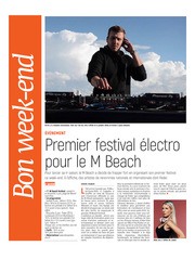 Premier festival électro pour le M Beach ce week-end