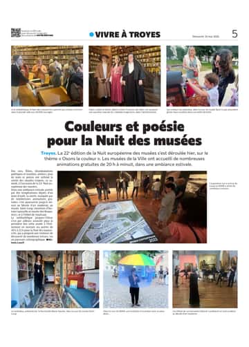 Couleurs et poésie pour la Nuit des musées à Troyes !