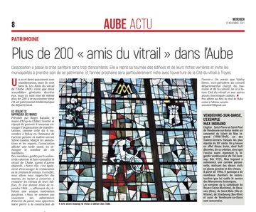 Plus de 200 amis du vitrail dans l'Aube.