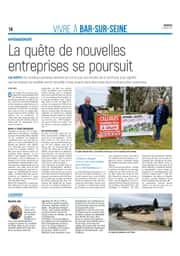 La quête de nouvelles entreprises se poursuit aux Riceys