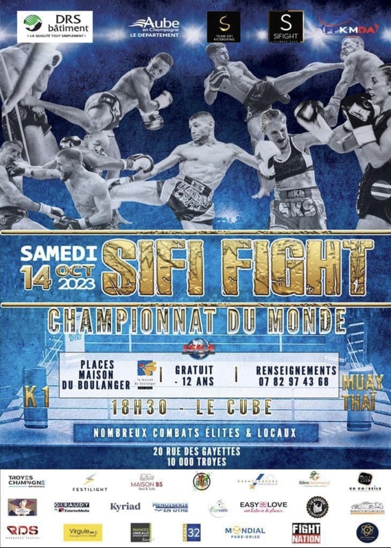 CHAMPIONNAT DU MONDE by SIFIGHT au Cube