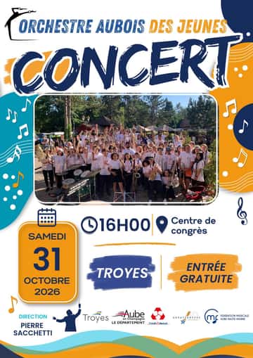 Concert de l'Orchestre Aubois des jeunes au Centre de Congrès