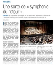 Retour de l'Orchestre Symphonique de l'Aube