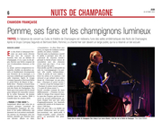 Nuits de Champagne: Pomme, ses fans et les champignons lumineux