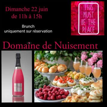 Ce dimanche c'est brunch au Domaine de Nuisement !