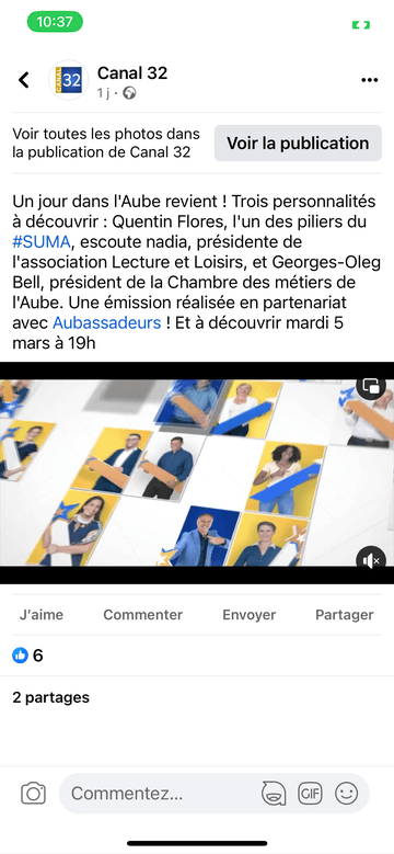notre émission Un jour dans l'Aube sur CANAL32 : première pour 2024 !