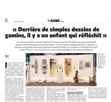 « Derrière de simples dessins de gamins, il y a un enfant qui réfléchit »
