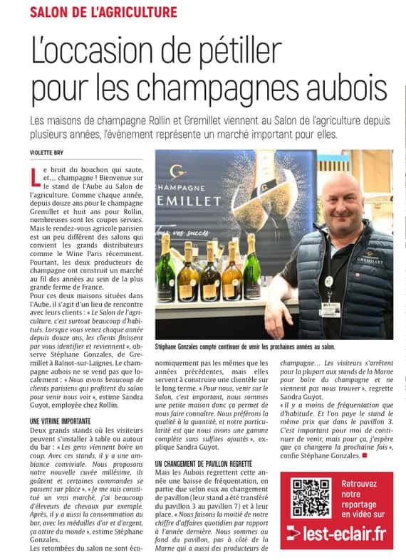 L’occasion de pétiller pour les champagnes aubois