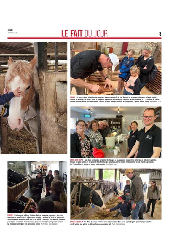 Salut veaux, vaches, cochons, couvées…