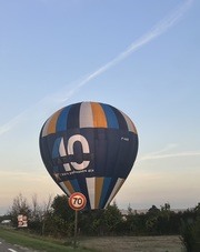 Même notre montgolfière doit respecter les limites de vitesse ....
