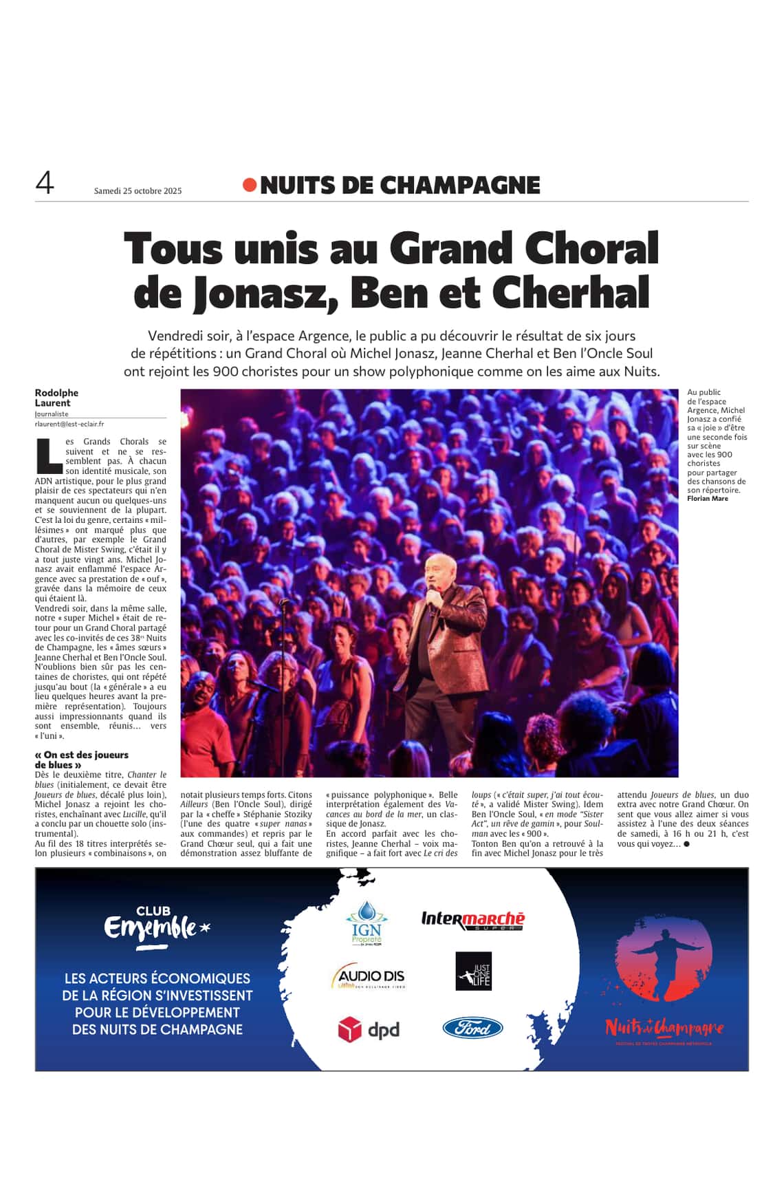 Grand Choral : Tous de la même famille, tous des « joueurs de blues »