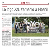 Le logo Troyes La Champagne XXL s'amarre à Mesnil.