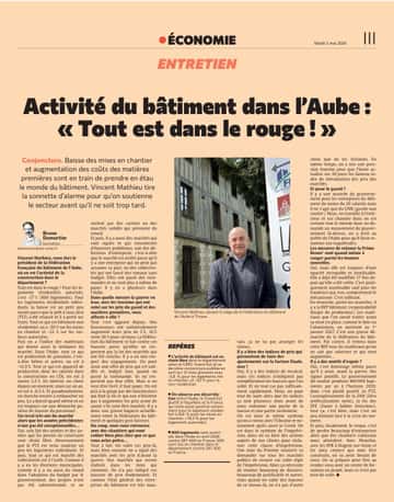 Activité du bâtiment dans l’Aube : « Tout est dans le rouge ! »
