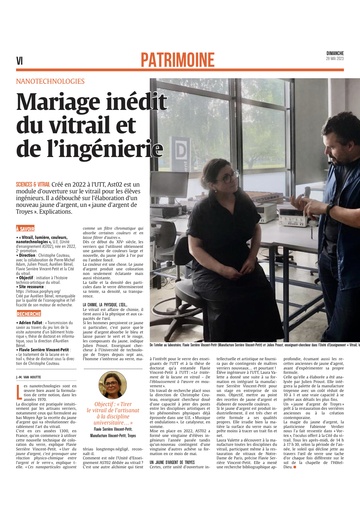 Mariage inédit du vitrail et de l'ingénierie