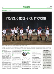Troyes, capitale du motoball.
