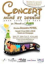 Concert animé et dessiné de l'Harmonie de l'Alerte.