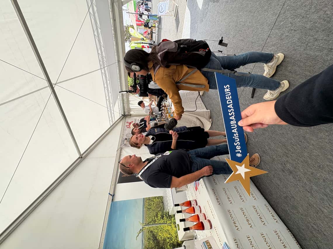 Aubassadeurs aux côtés de Terres et Vignes à la Foire de Chalons.