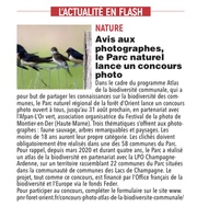 Avis aux photographes, le parc naturel lance un concours photo !