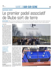 Le premier padel associatif de l’Aube sort de terre à Bar-sur-Seine