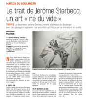 Le trait de Jérôme Sterbecq, un art né du vide 