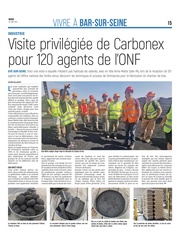 Visite privilégiée de Carbonex à Gyé-sur-Seine pour 120 agents de l’ONF.