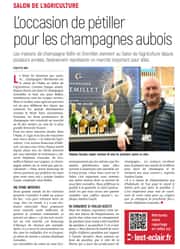 L’occasion de pétiller pour les champagnes aubois