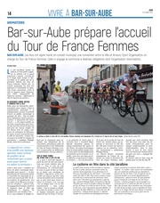 Bar-sur-Aube prépare l'accueil du Tour de France Femmes.