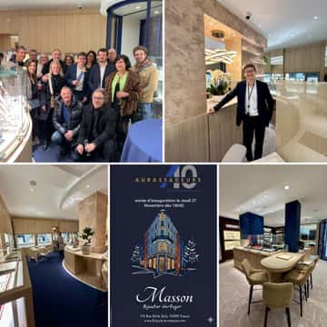 Inauguration de la nouvelle Bijouterie Masson.