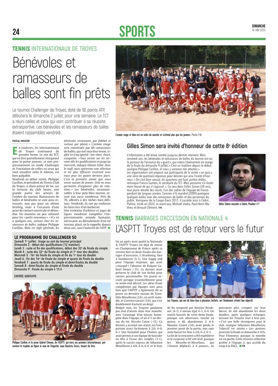 Ramasseurs de balles de tennis : Roland-Garros, nous voilà !