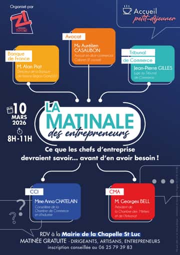 La matinale des entrepreneurs.