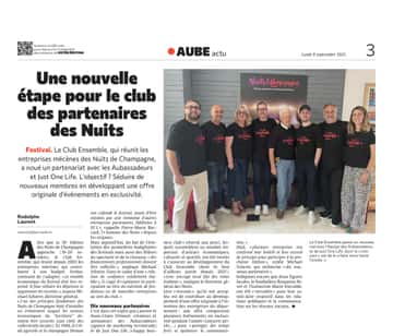 Une nouvelle étape pour le club des partenaires des Nuits