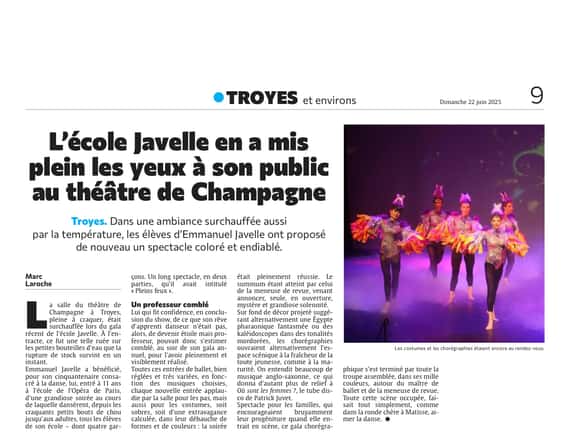 Les danseurs de l’école Javelle ont fait leur show à Troyes