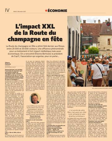 l’impact XXL de la Route du champagne en fête !