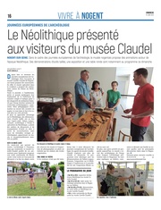 Le Néolithique présenté aux visiteurs du musée Camille-Claudel.