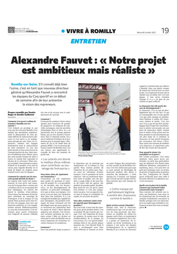Alexandre Fauvet : « Notre projet est ambitieux mais réaliste »