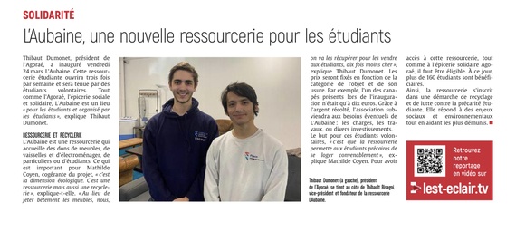 L’Aubaine, une nouvelle ressourcerie pour les étudiants.