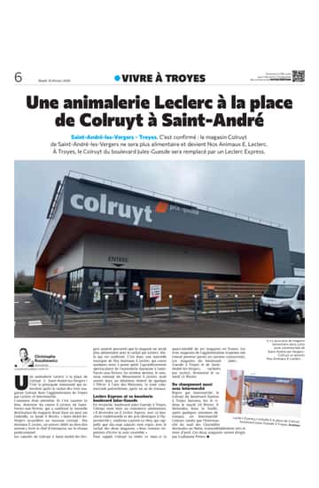 Une animalerie Leclerc à la place de Colruyt