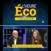 Vincent Mathieu à L'HEURE ECO sur CANAL 32.