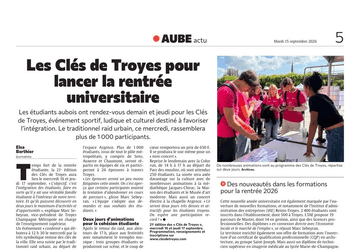 Les Clés de Troyes pour lancer la rentrée universitaire