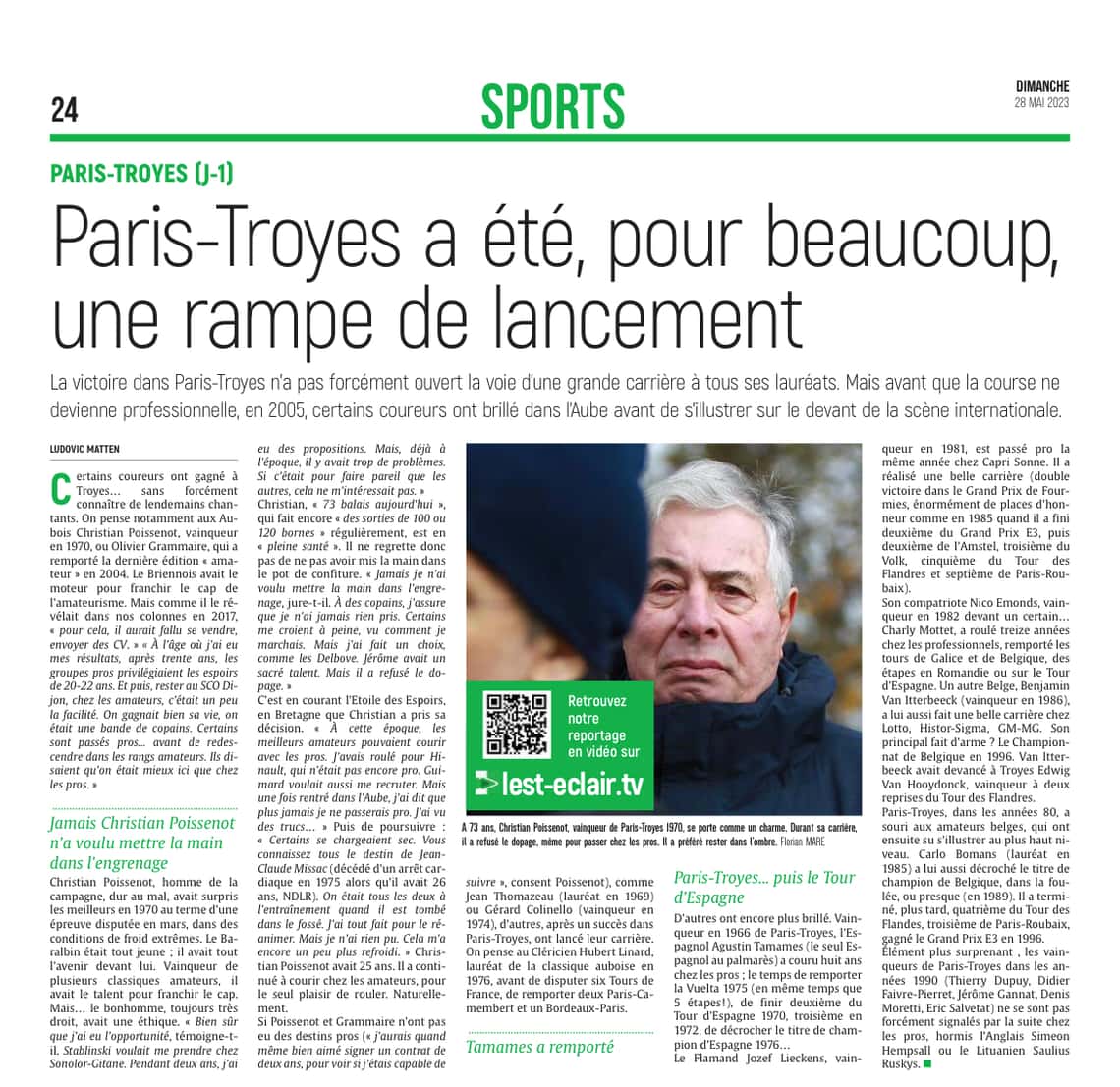 Cyclisme : Paris-Troyes a été, pour beaucoup, une rampe de lancement