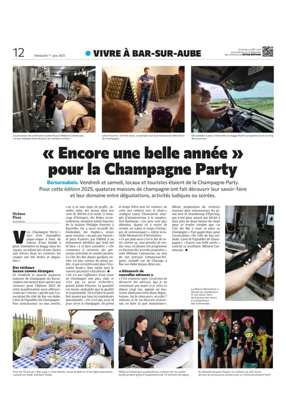 « Encore une belle année » pour Champagne Party