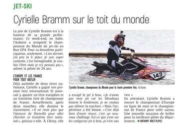 Cyrielle Bramm Pépite Aubassadeurs, sur le toit du monde