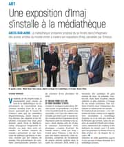 Une exposition d'IMAJ s'installe à la médiathèque