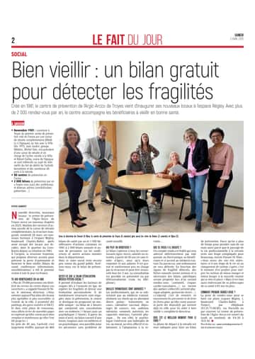 Bien vieillir : un bilan gratuit pour détécter les fragilités