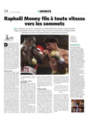 Raphaël Monny file à toute vitesse vers les sommets