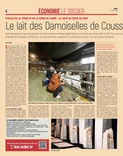 Le lait des Damoiselles de Coussegrey s’exporte jusqu’à Paris