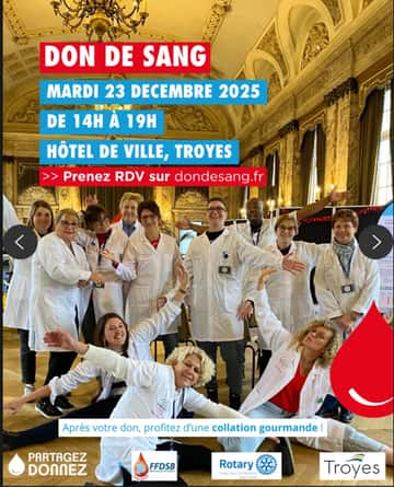 Journée Don du Sang avec nos Aubassadeurs de l'EFS